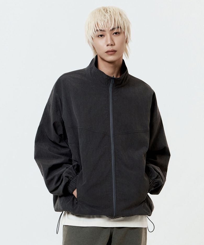 워시드 리버시블 자켓_차콜