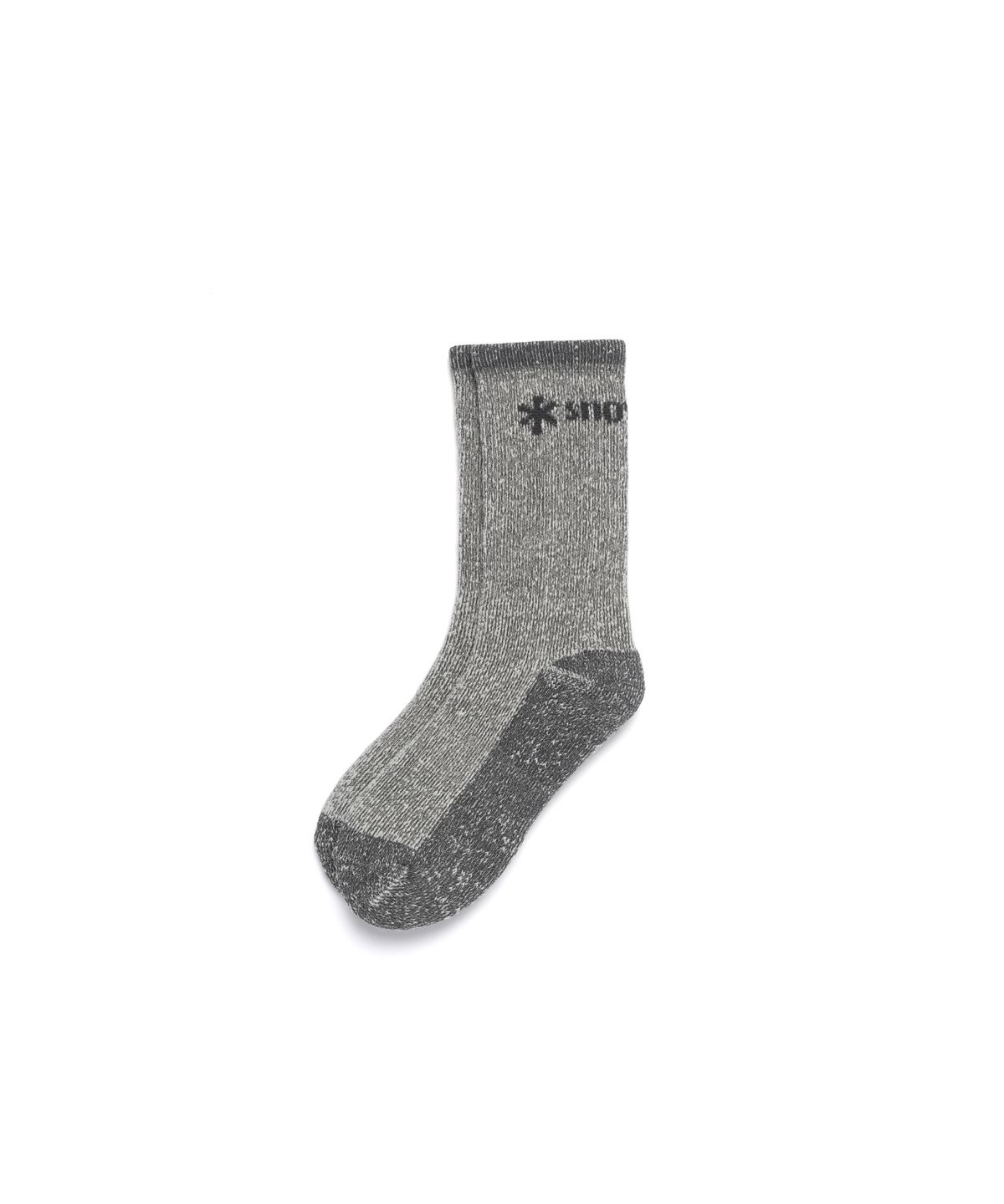 스노우피크 어패럴(SNOWPEAK APPAREL) 메리노울 통파일 크루삭스 (S26WUFSO08) Charcoal