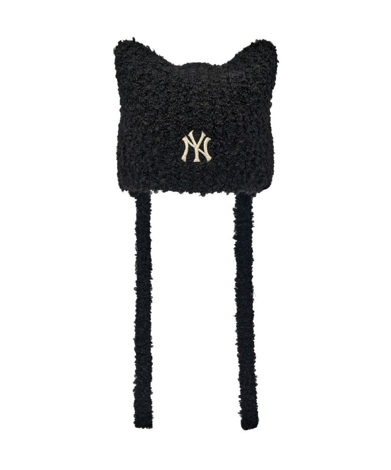 미야옹 이어플랩 비니 NY (Black)