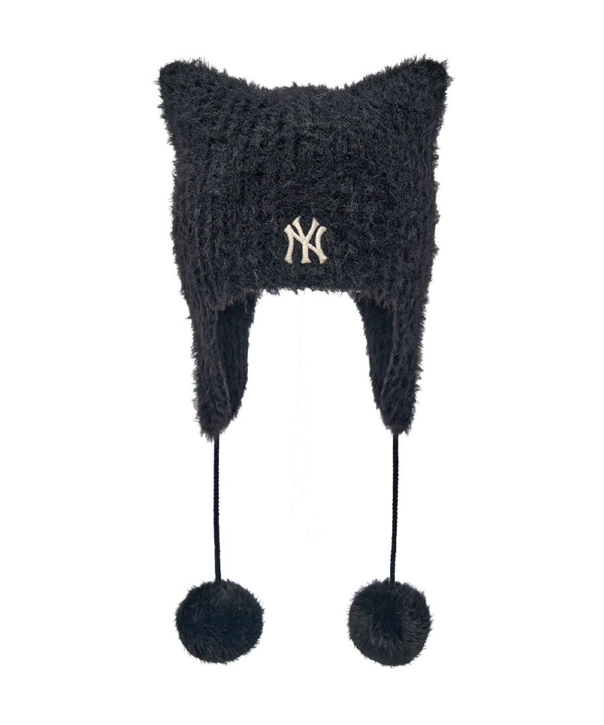 엠엘비(MLB) 퍼 미야옹 이어플랩 비니 NY (Black)