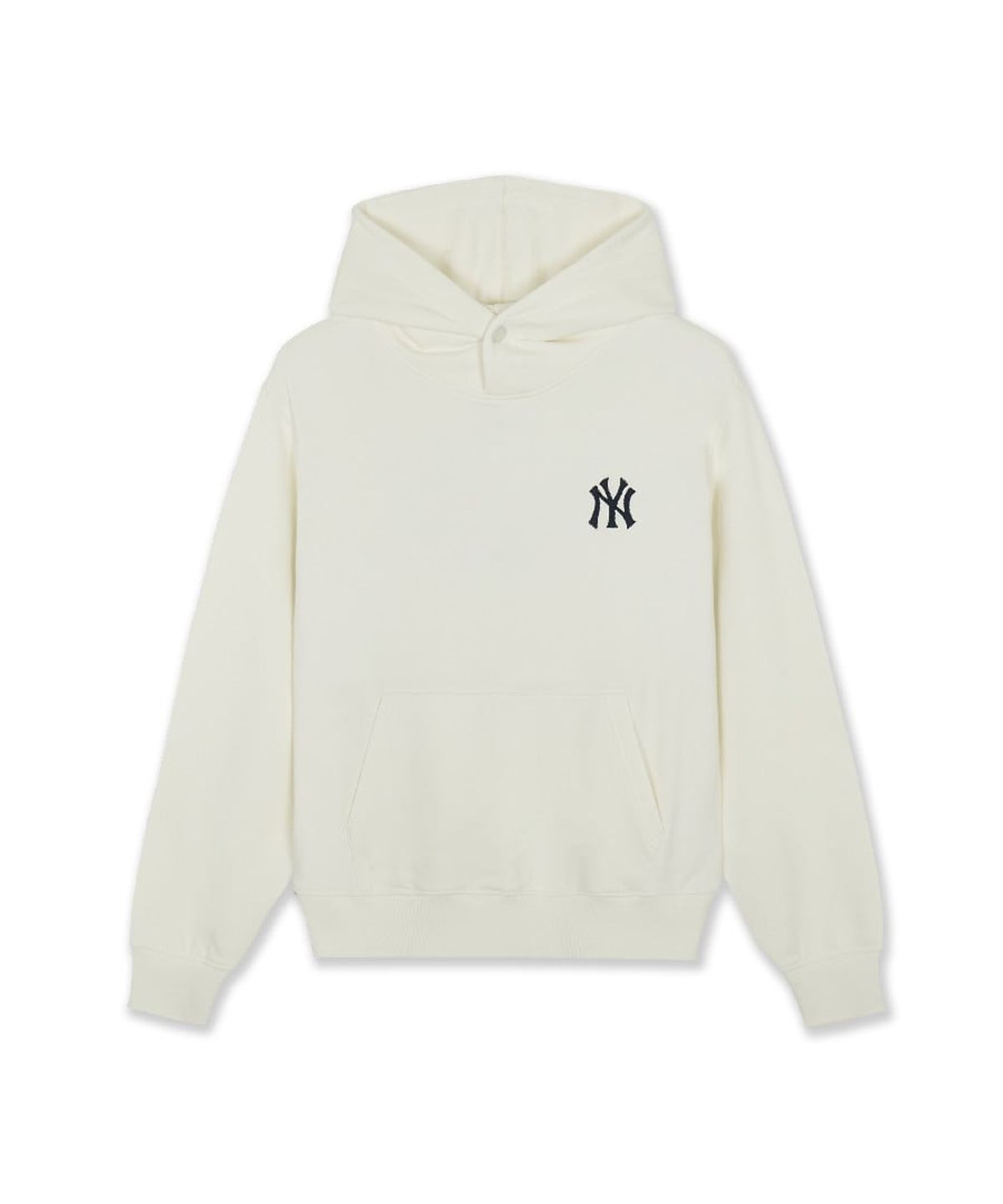 엠엘비(MLB) 베이직 스트릿 그래픽 스냅 후드티 NY (Cream)