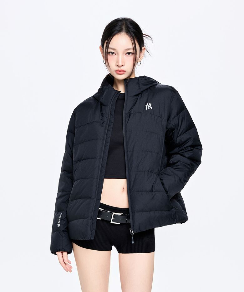 고프코어 후드 패커블 경량 커브패딩 NY (Black)
