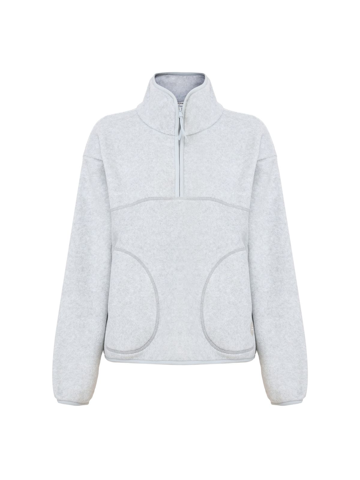아이더(EIDER) HUG (허그) 여성 플리스 반짚업 MTM 티셔츠_Melange GREY_DWW26246MH