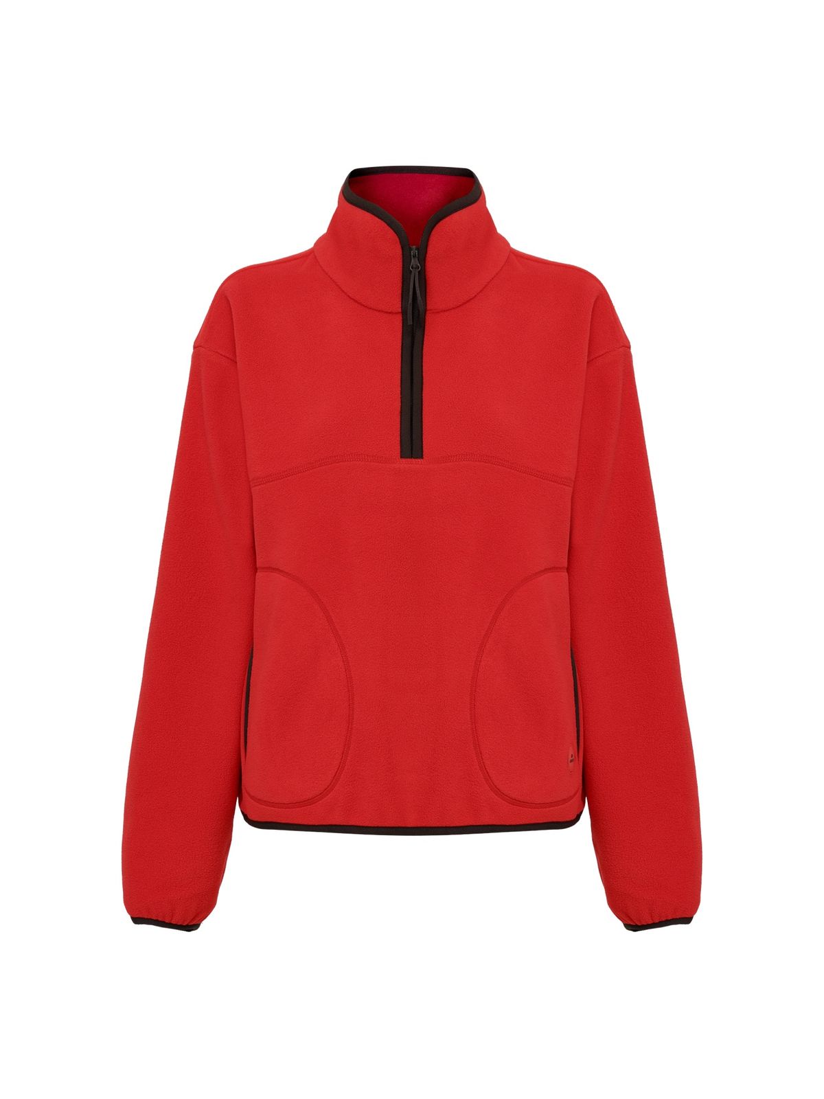 아이더(EIDER) HUG (허그) 여성 플리스 반짚업 MTM 티셔츠_Red_DWW26246R2