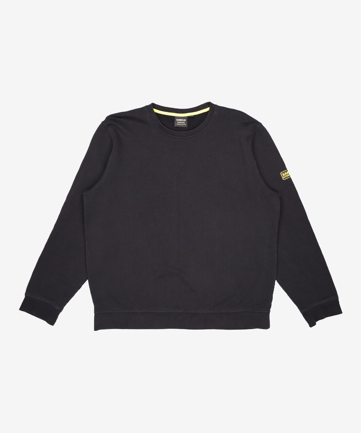 바버(BARBOUR) 남성 블랙 B.Intl Racer Badge 스웻셔츠 (URTS3F102BK) XXL
