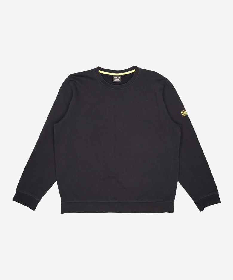 남성 블랙 B.Intl Racer Badge 스웻셔츠 (URTS3F102BK) XXL