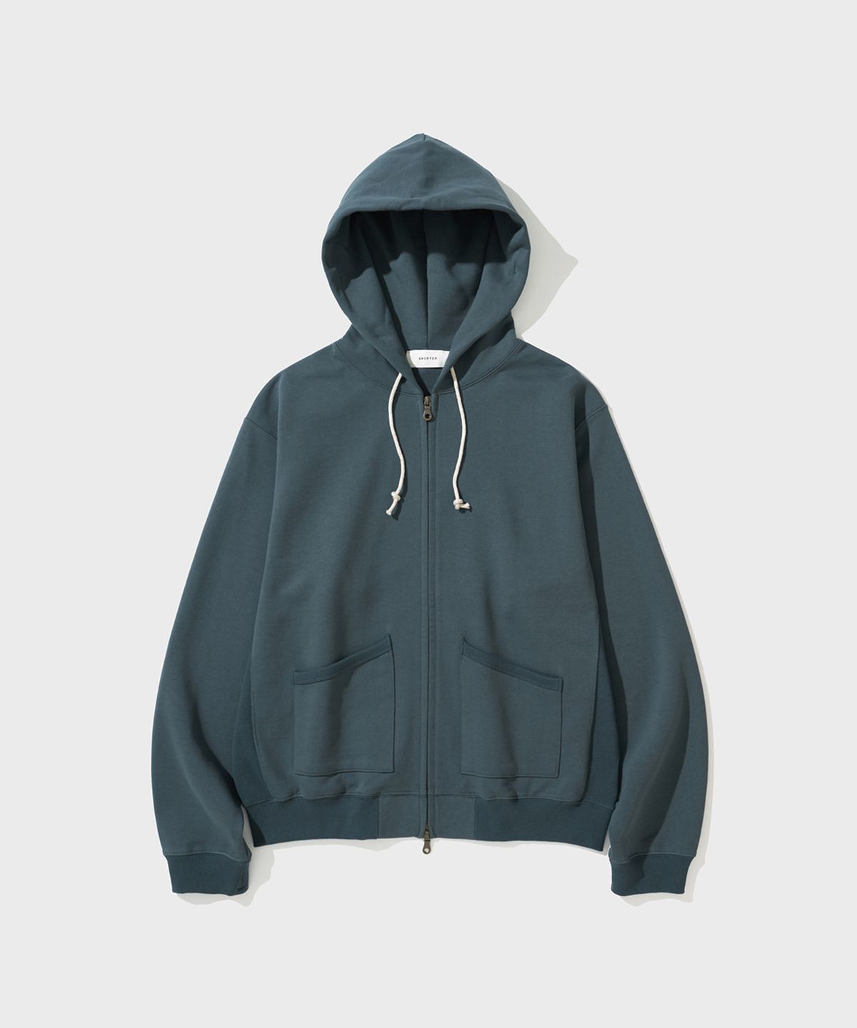 셔터(SHIRTER) VTG HOODED ZIP SWEATSHIRT (INDIGO BLUE)