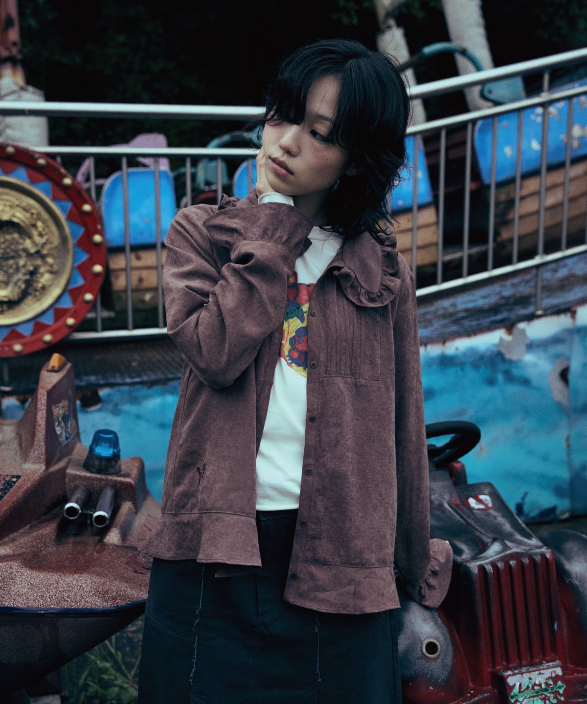 구월십일(GUWOLSIBIL) 26AT Version Bohemian Shirt Mocha