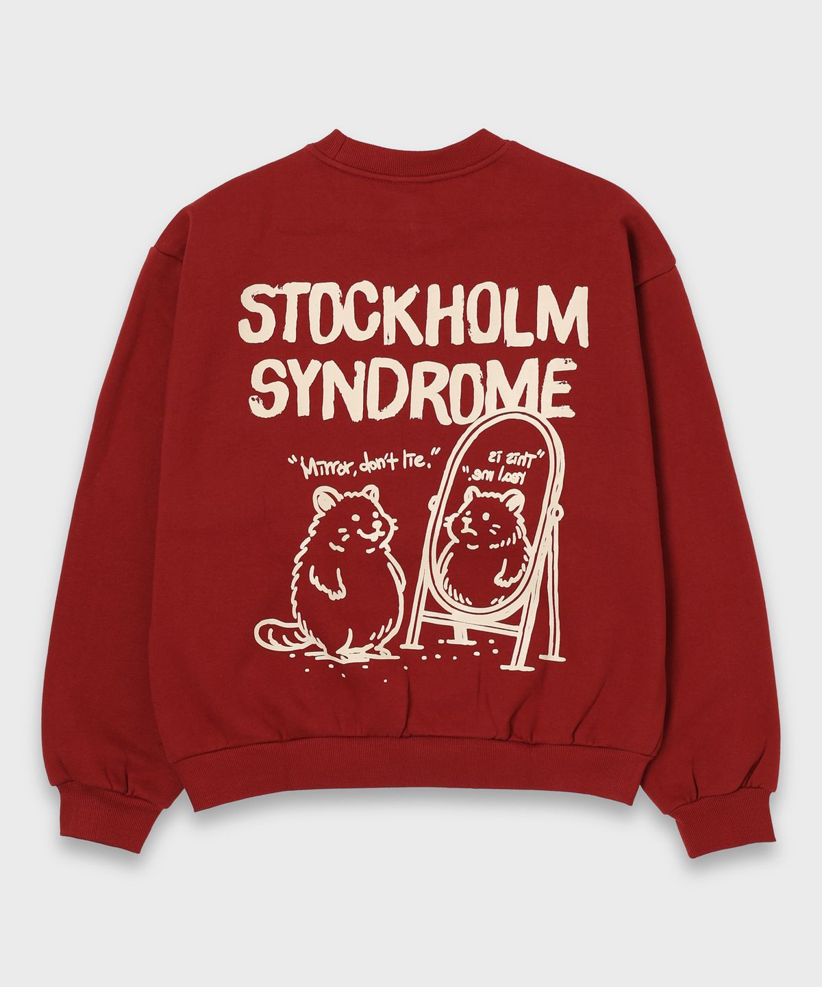 스톡홀름 신드롬(STOCKHOLM SYNDROME) REAL LIFE CREW - BURGUNDY