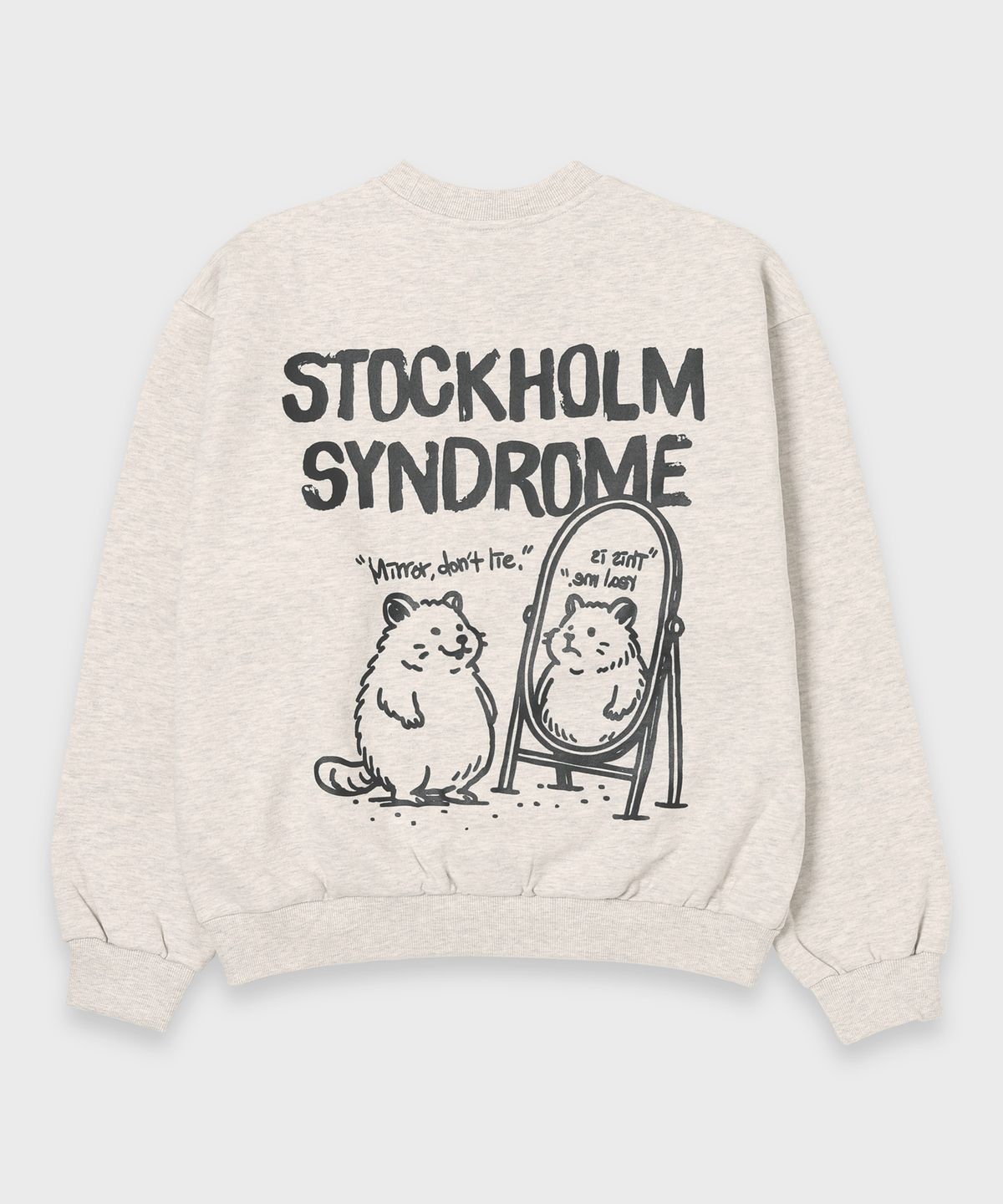 스톡홀름 신드롬(STOCKHOLM SYNDROME) REAL LIFE CREW - OATMEAL