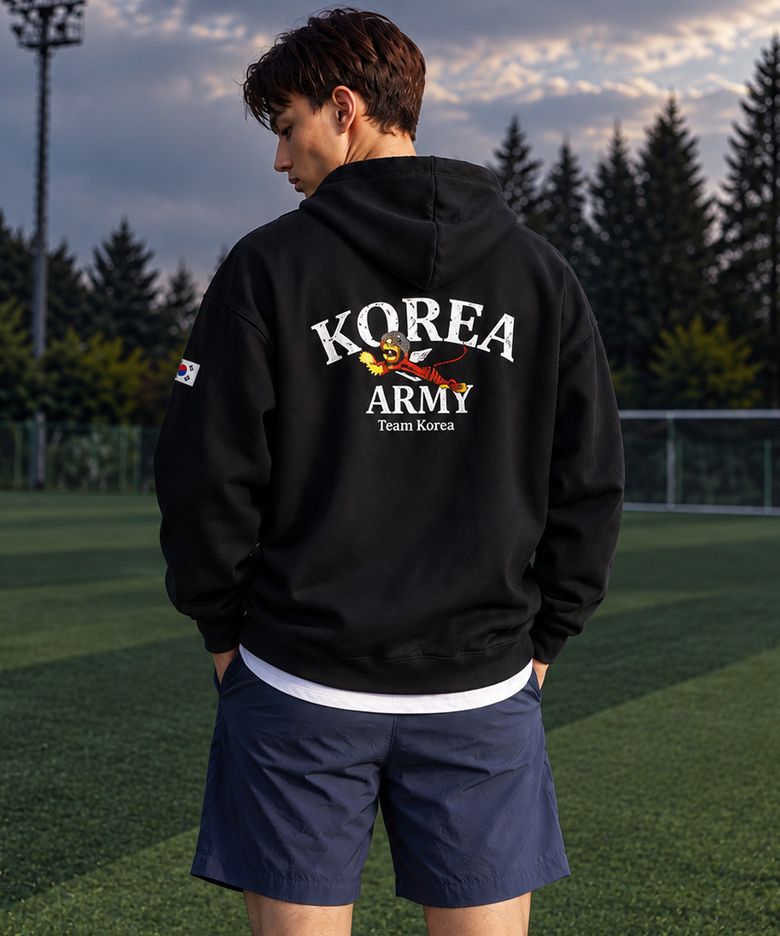 후디드 스웨트셔츠 TIGER ARMY (2color)