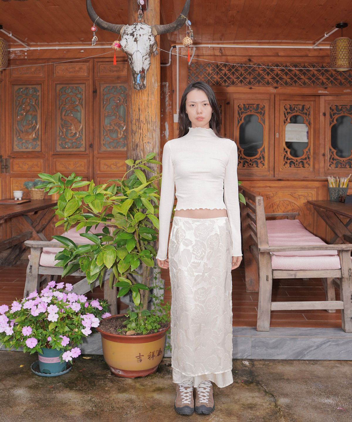 누아누(NUUANU) Irin Long Sleeve_White