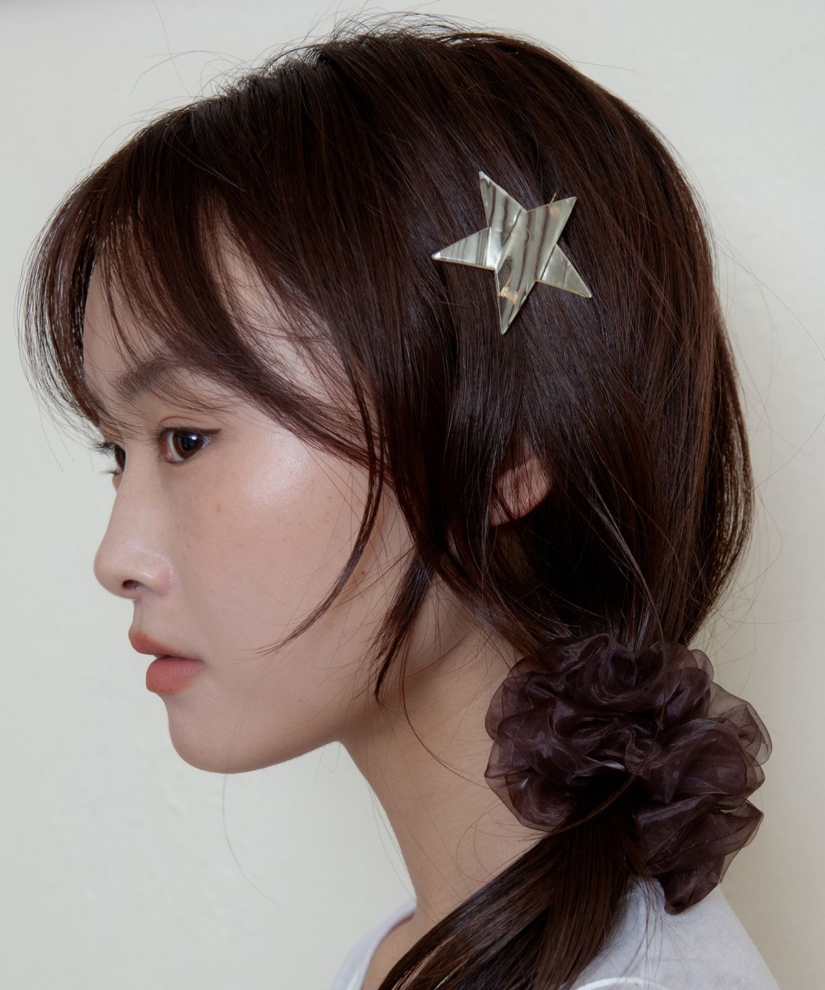 지지(GEEGEE) star aurora hair pin - yellow gold