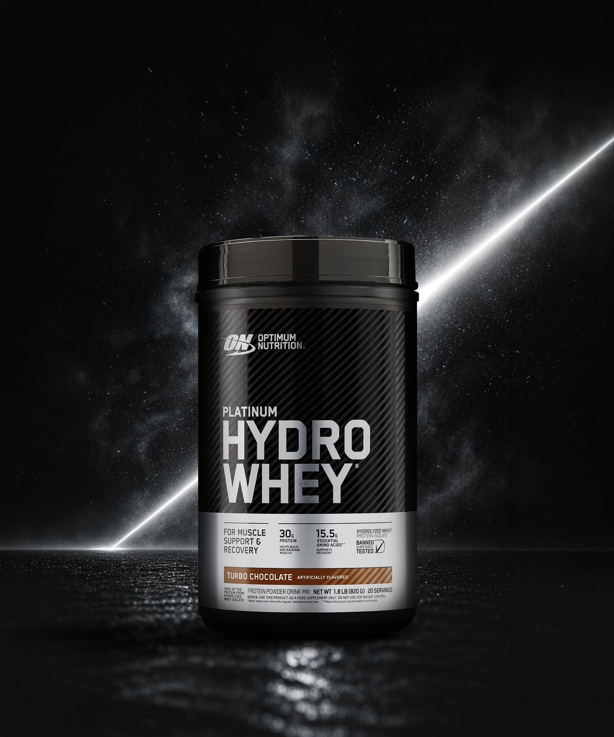 옵티멈뉴트리션(OPTIMUMNUTRITION) 플래티넘 하이드로웨이 단백질 보충제 초콜릿맛 820g 프로틴