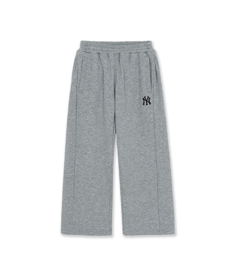 스트릿 스몰로고 메가 와이드 팬츠 NY (Melange Grey)