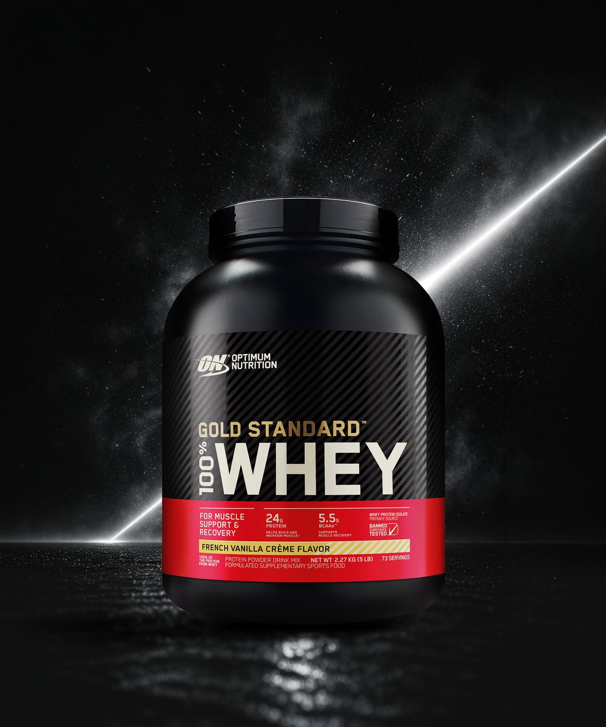 옵티멈뉴트리션(OPTIMUMNUTRITION) 골드 스탠다드웨이 단백질 보충제 프렌치 바닐라향 2.27kg 프로틴
