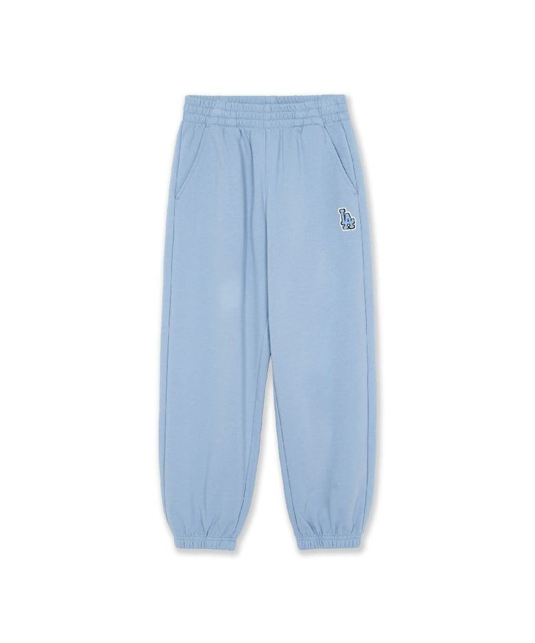 스포티브 스몰로고 기모 루즈 조거 팬츠 LA (L.Blue)