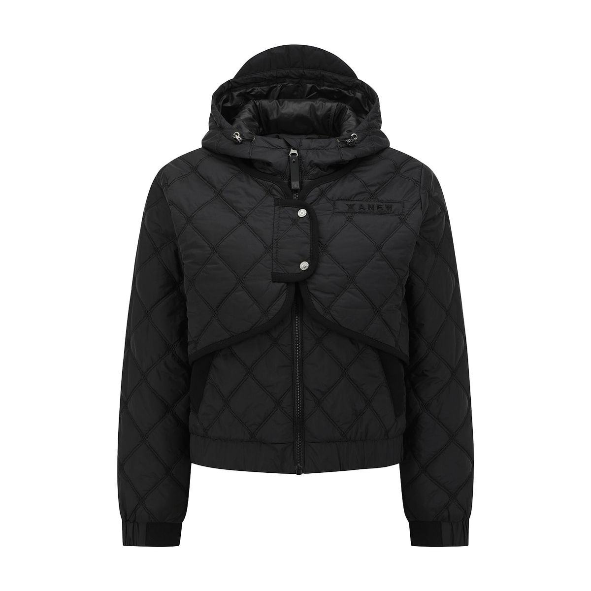 어뉴골프(ANEW GOLF) WOMEN WI 2 IN 1 QUILTED JACKET_BK