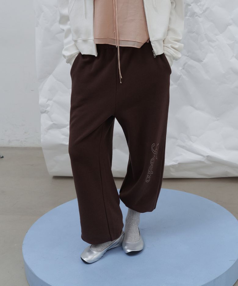 Kitsune stitch pants - brown