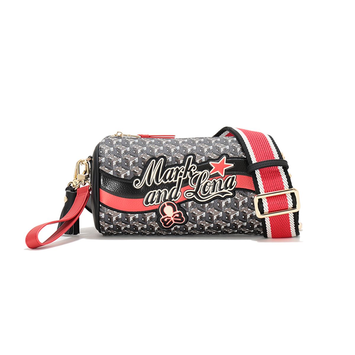 마크앤로나(MARK&LONA) U GN GEOMETRIC PATTERN SHOULDER BAG LS3ZO13U