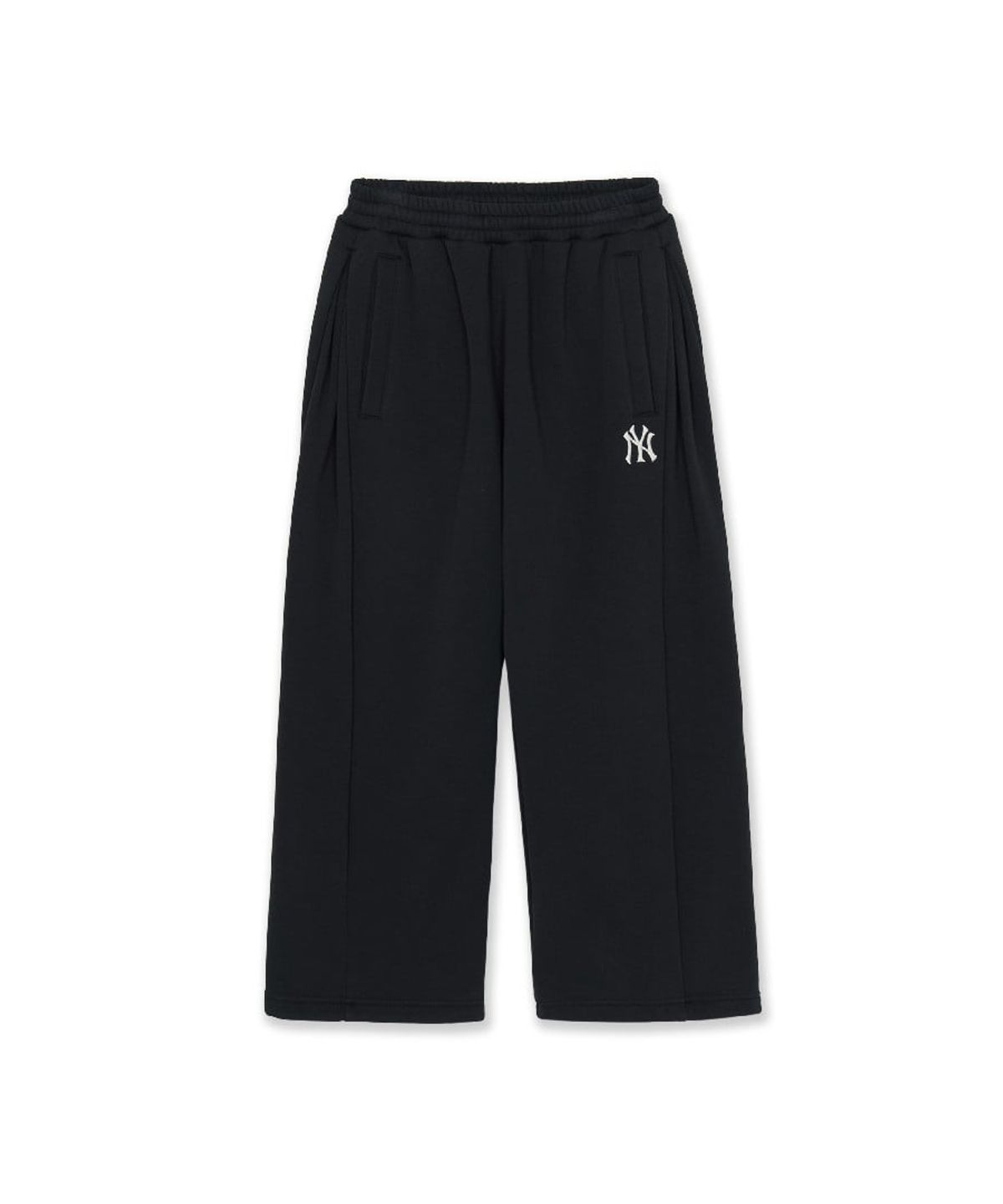 엠엘비 키즈(MLB KIDS) 스트릿 스몰로고 메가 와이드 팬츠 NY (Black)