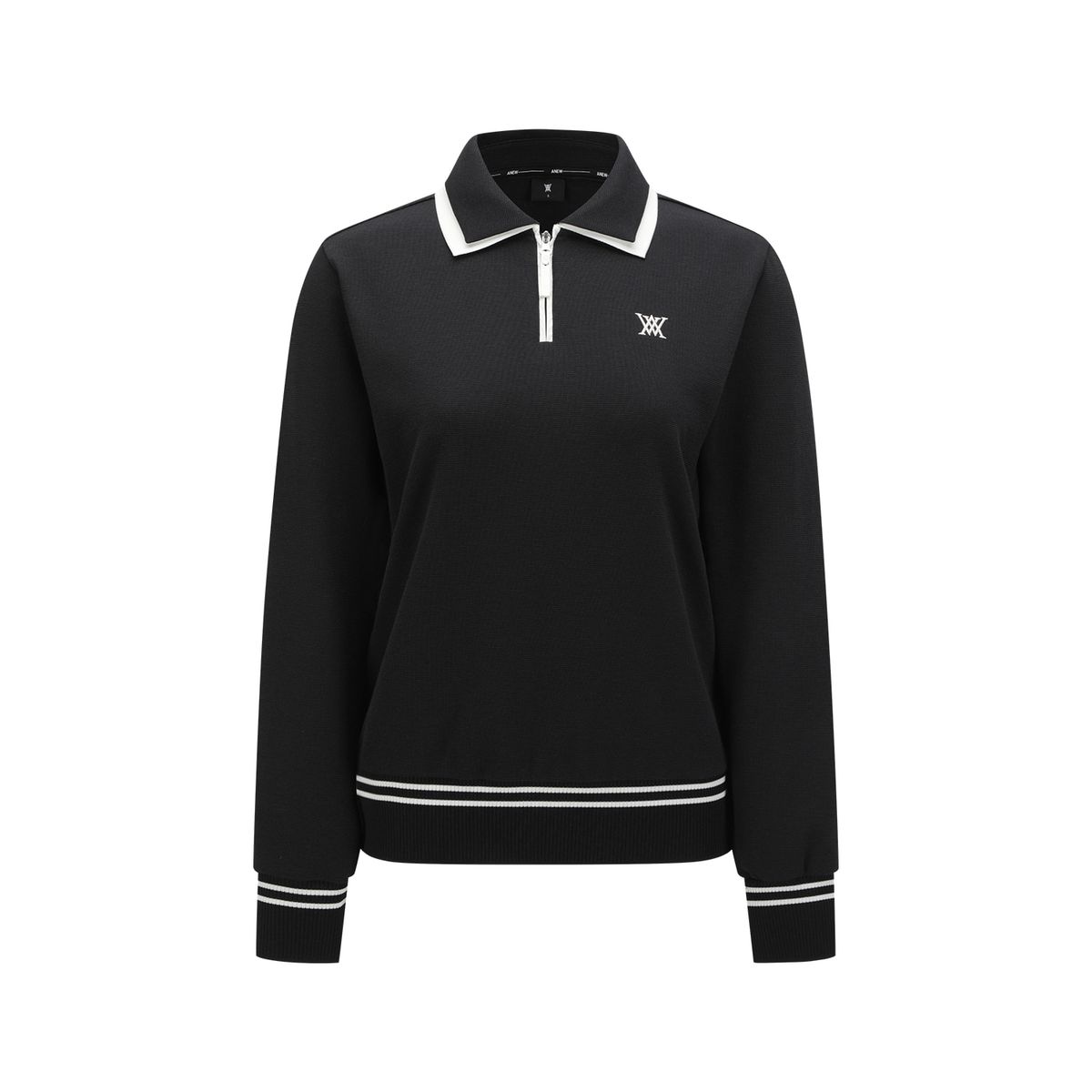 어뉴골프(ANEW GOLF) WOMEN TWO TONE COLLAR COMFORT SWEATSHIRT