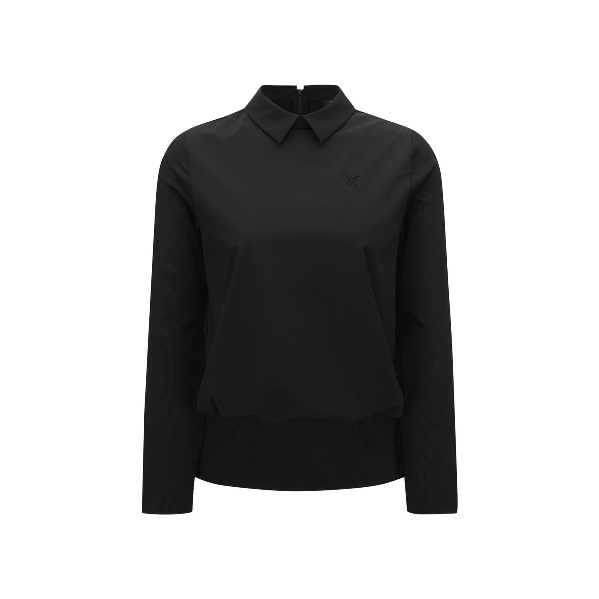 어뉴골프(ANEW GOLF) WOMEN LAYERED BACK ZIP T-SHIRT