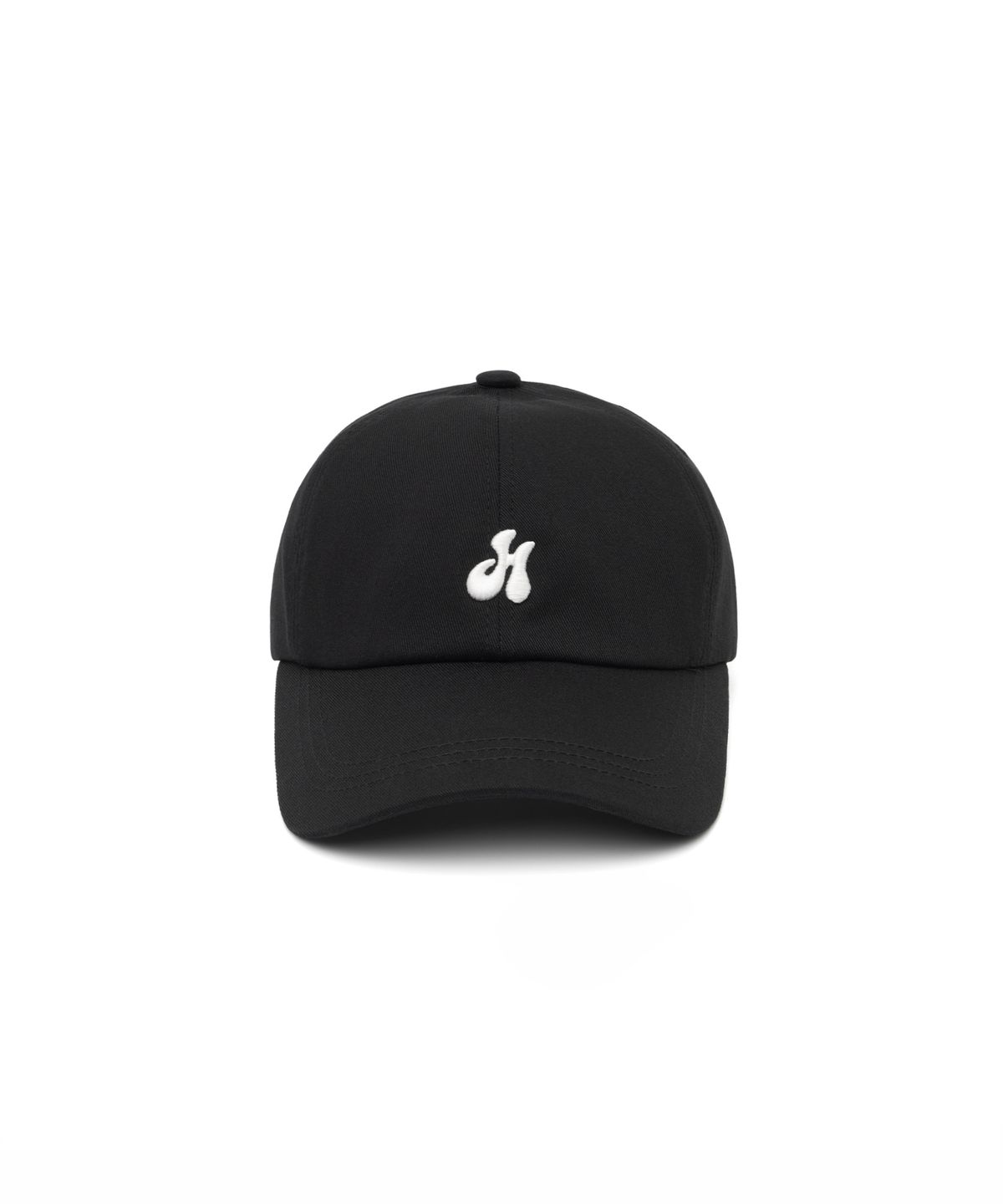 히쇼(HISYO) H Symbol Cotton Ball Cap - Black