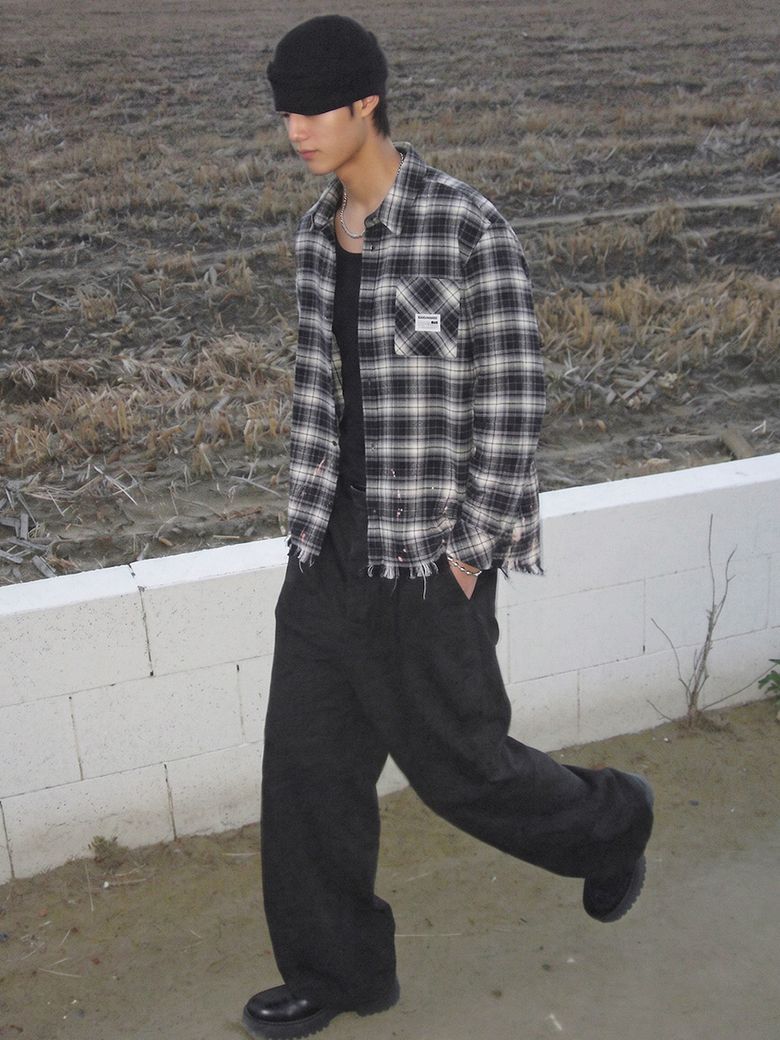 PAINTED CHECK SHIRT