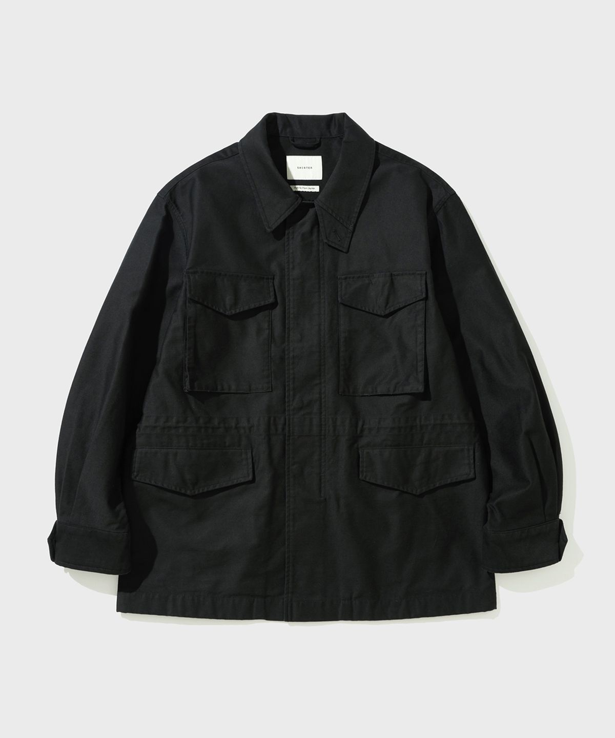 셔터(SHIRTER) MOLESKIN 51 MIL FIELD JACKET (BLACK)