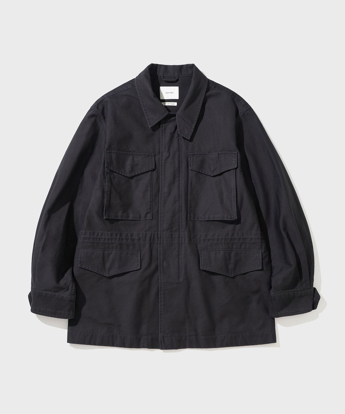 셔터(SHIRTER) MOLESKIN 51 MIL FIELD JACKET (NAVY)