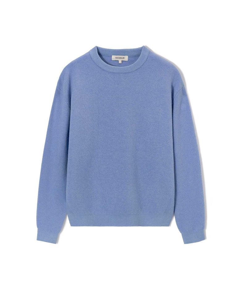 HEAVY DUTY 질롱울 크루넥 스웨터 SKYBLUE