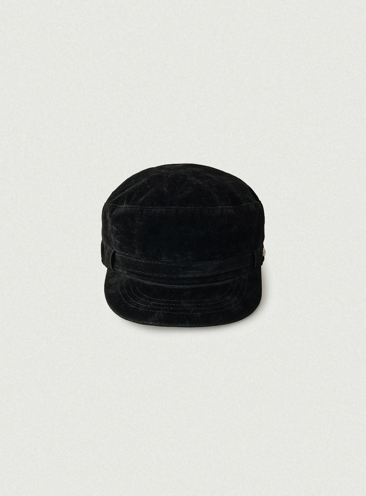 더바넷(THEBARNNET) Anna Suede Hunting Cap_Black