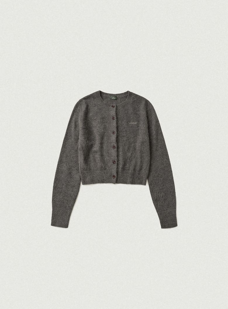 Jane Alpaca-Blend Cardigan_Charcoal