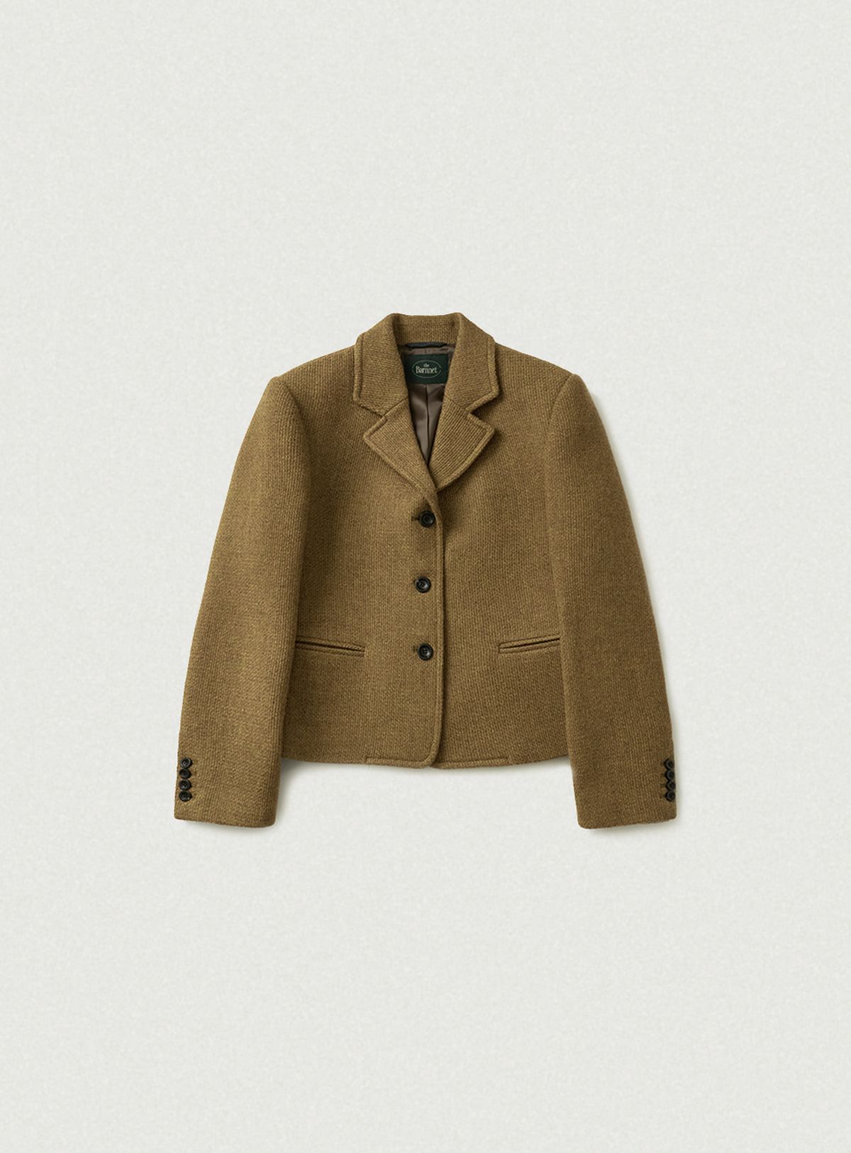 더바넷(THEBARNNET) Atelier Wool Cropped Jacket_Camel