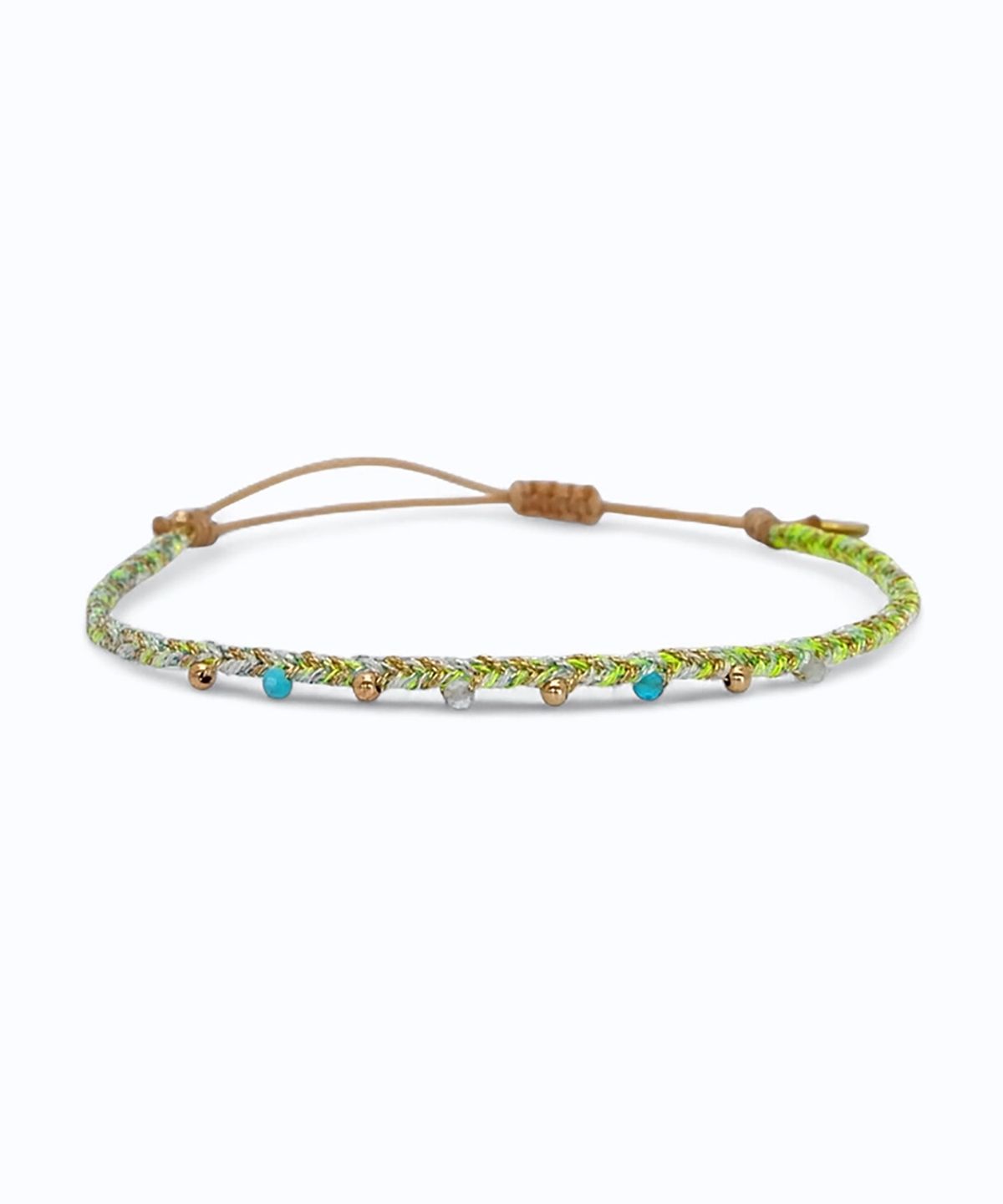 림바(RIMBA) [Leju] Handmade Velvet Bracelet - semiprecious stones
