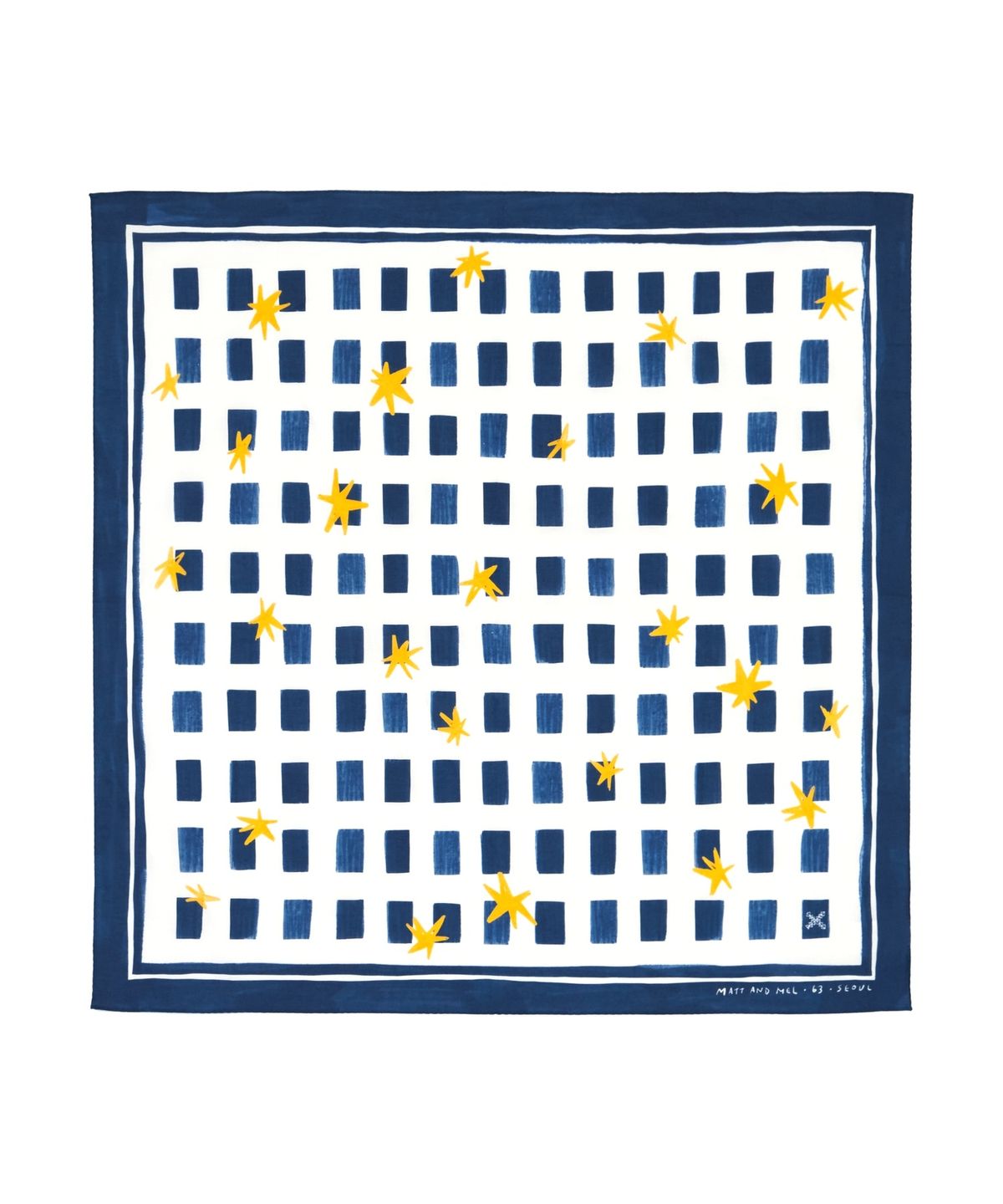 멧앤멜(MATT AND MEL) [Scarf] 63 Lights - Blue