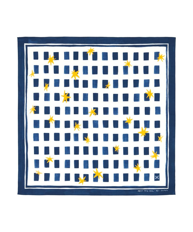 [Scarf] 63 Lights - Blue