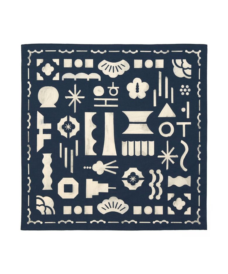 [Scarf] Seoul - Navy