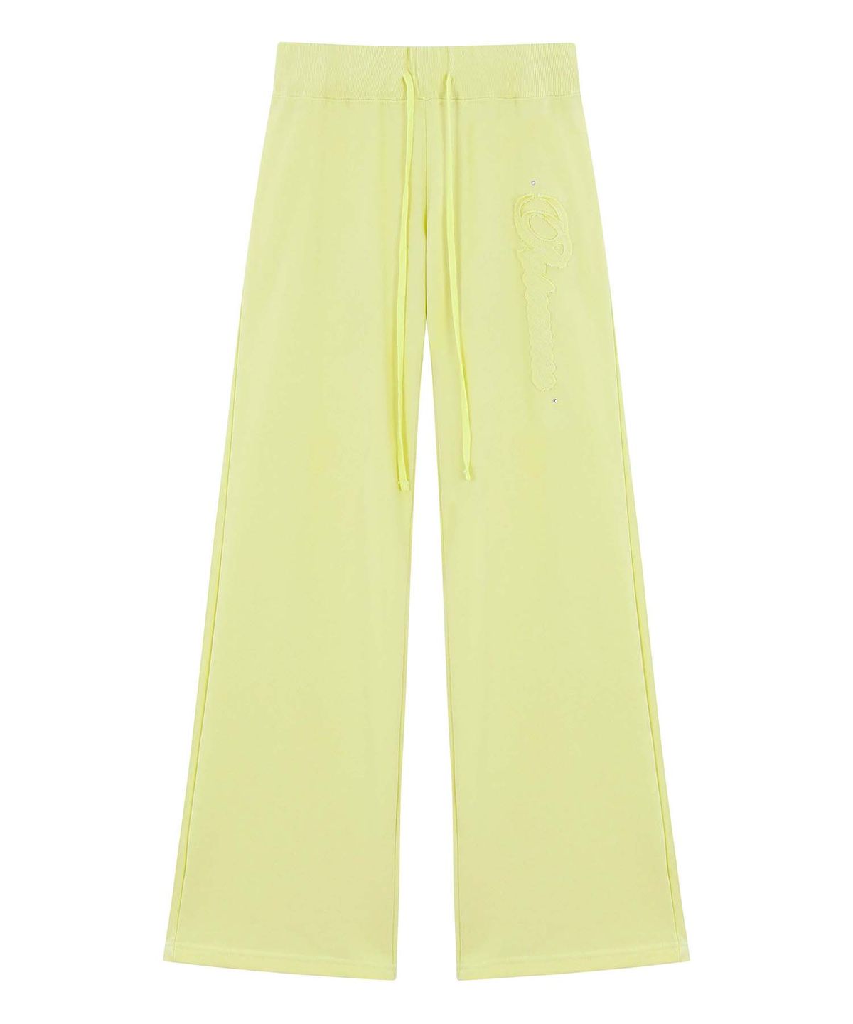 로잔느(ROSEANNE) Off-Duty Straight Sweatpants (Lemon Lime)