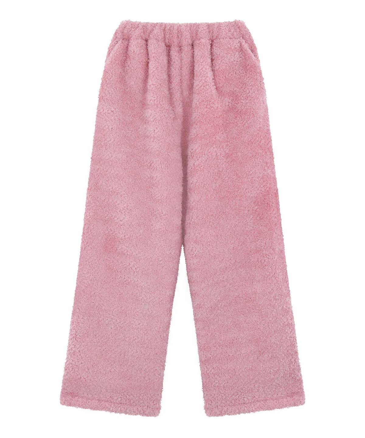 로잔느(ROSEANNE) Teddy Relaxed-Fit Pants (Dusty Rose)