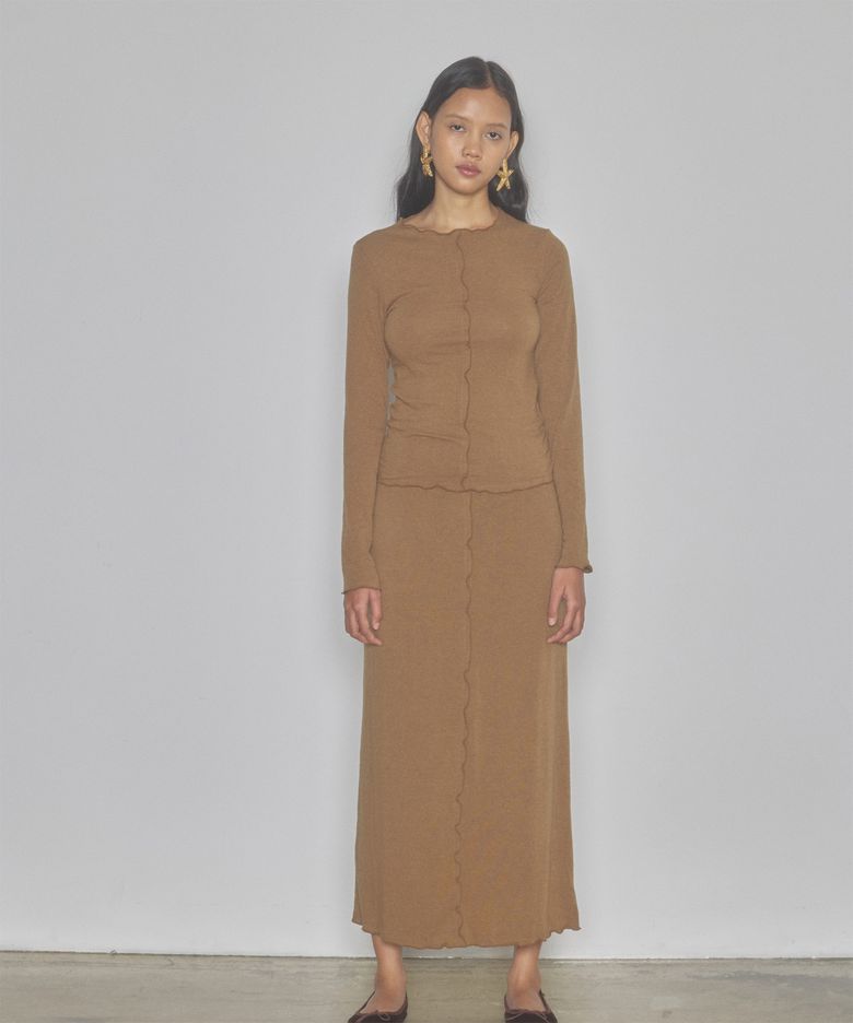 PETAL SKIRT (OLIVE)