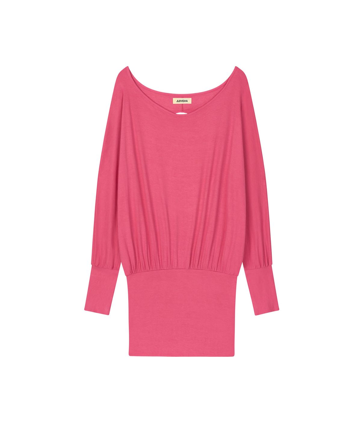 지지비샤(JIJIVISHA) BACKLESS LONG SLEEVE TEE (PINK)