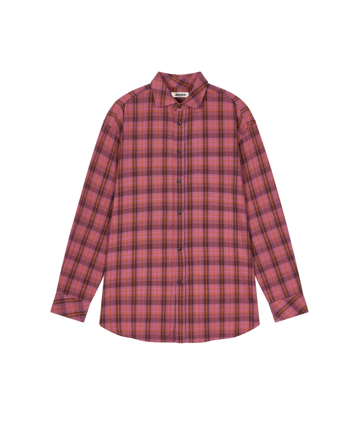 지지비샤(JIJIVISHA) ESSENTIAL CHECK SHIRTS (PINK)