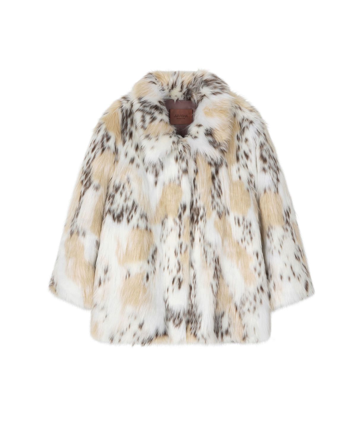 지지비샤(JIJIVISHA) LEO MIDI FUR JACKET (BROWN)