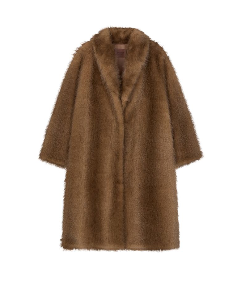 MIA LONG FUR JACKET (BEIGE)