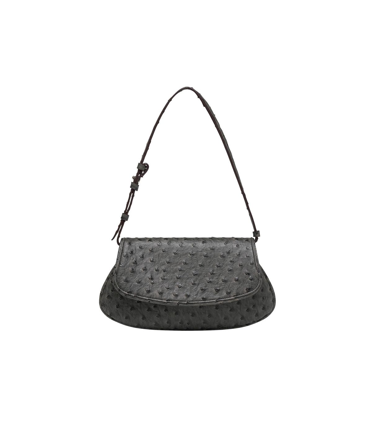 지지비샤(JIJIVISHA) LEATHER MINI BAG (CHARCOAL)