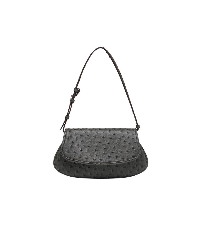 [유미 PICK] LEATHER MINI BAG (CHARCOAL)