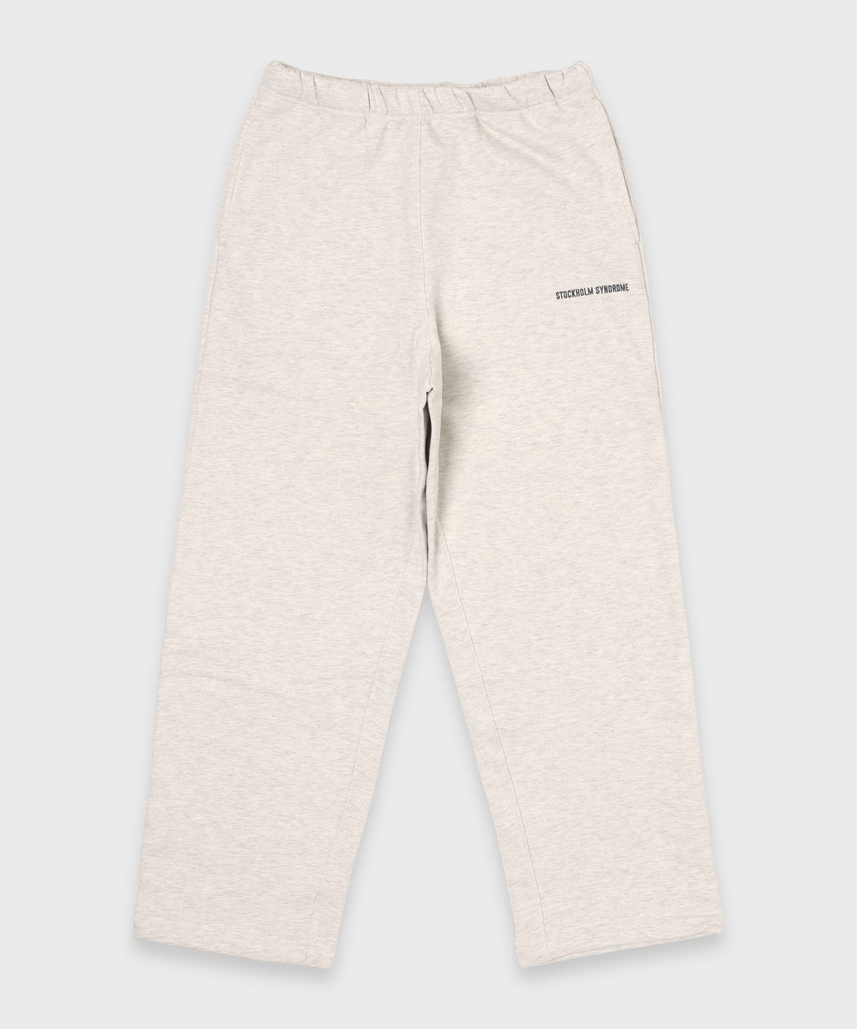 스톡홀름 신드롬(STOCKHOLM SYNDROME) LOGO SWEATPANT - OATMEAL