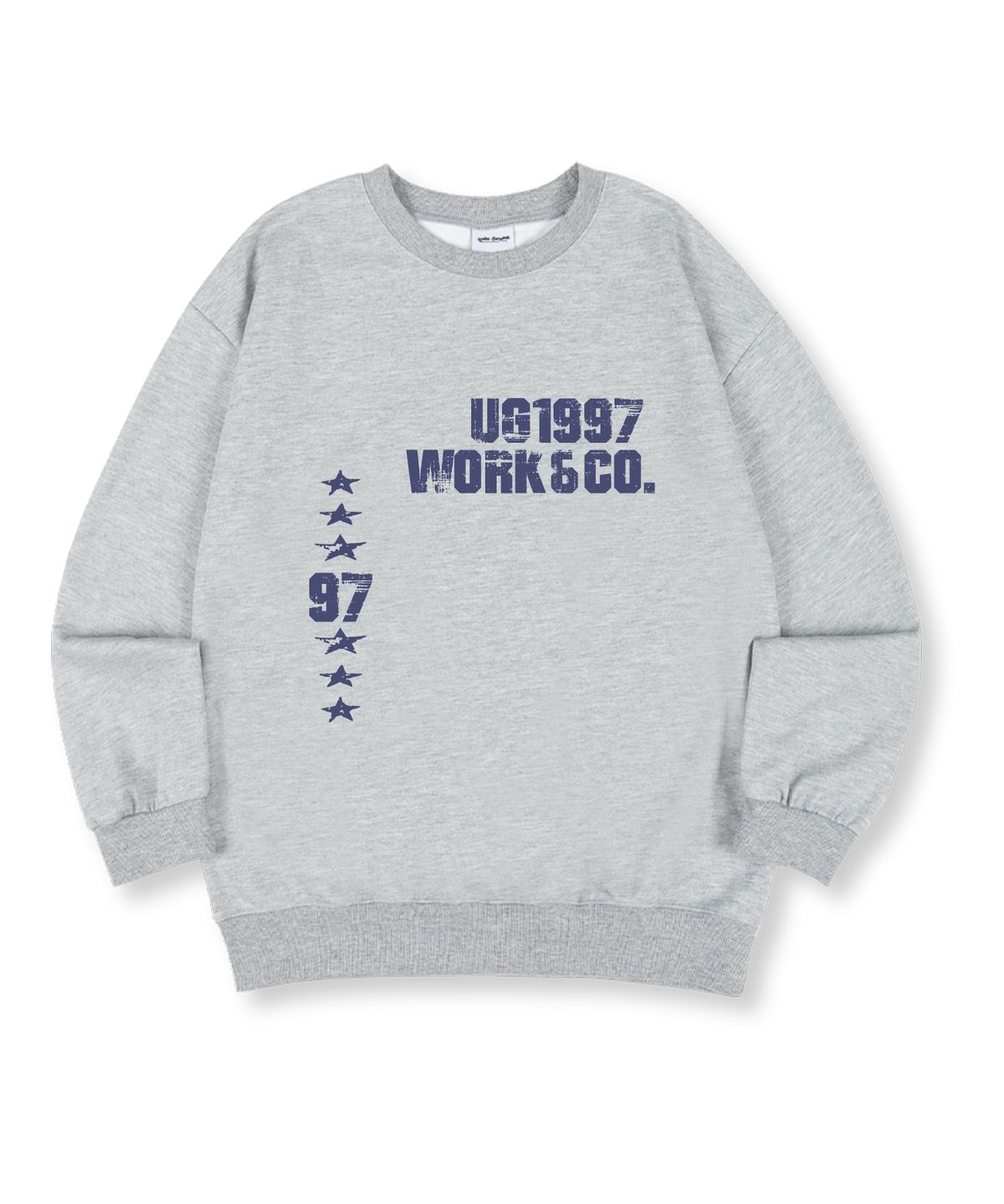 유니온가먼츠(UNION GARMENTS) 97워크 특양면 오버핏 맨투맨 티셔츠 4 COLOR